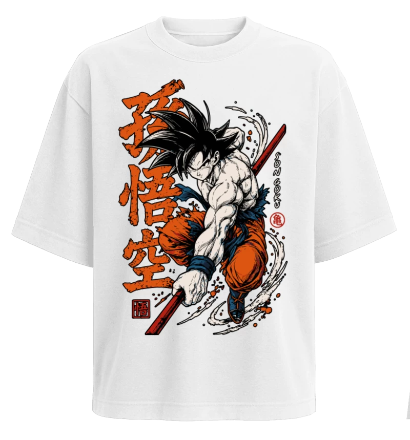 Polera Dragon Ball Z Goku Warrior Spirit