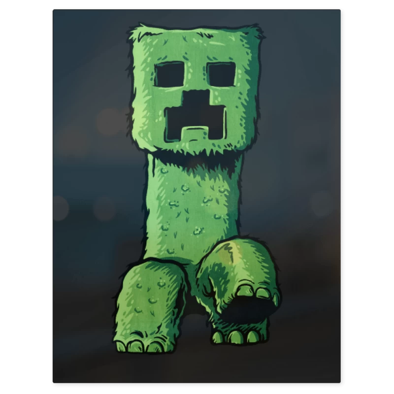 Creeper Craft – Print Metálico