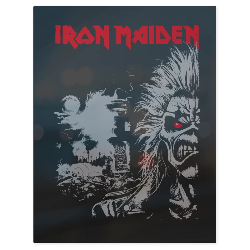Iron Maiden Est 1975 – Print Metálico