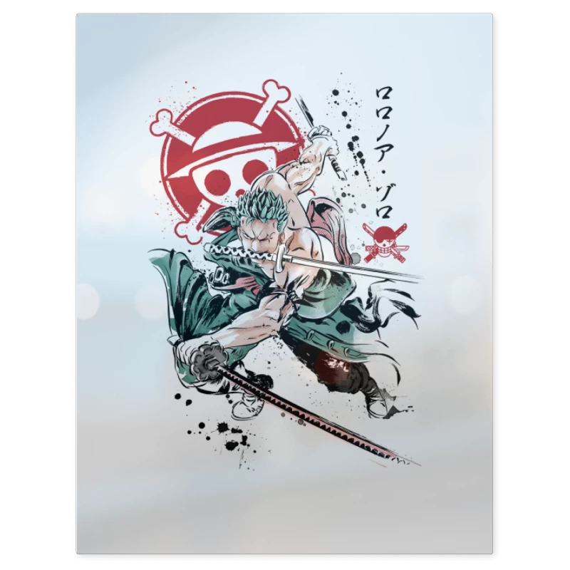 Roronoa Zoro – Print Metálico