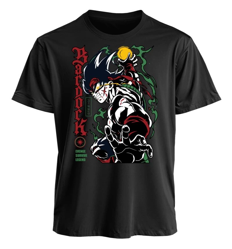 Polera Dragon Ball Z Bardock Revenge Survive Legend