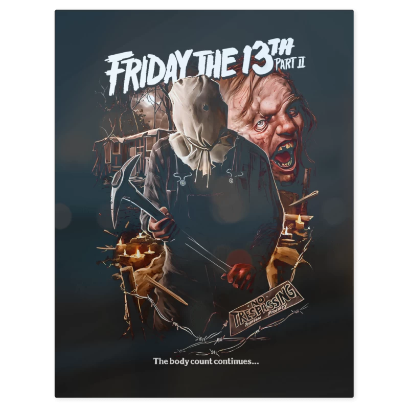 Friday the 13th Part II – Print Metálico