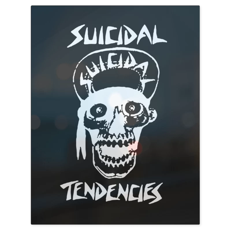 Suicidal Tendencies Suicidal Skull B – Print Metálico