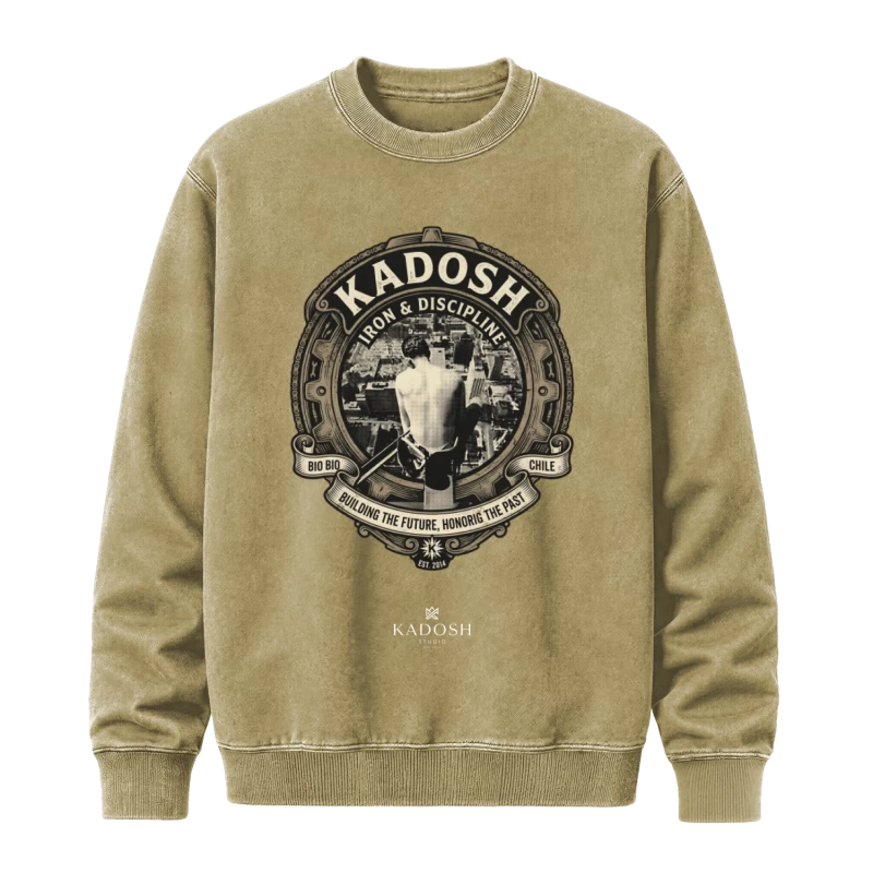 Polerón polo Acid Wash