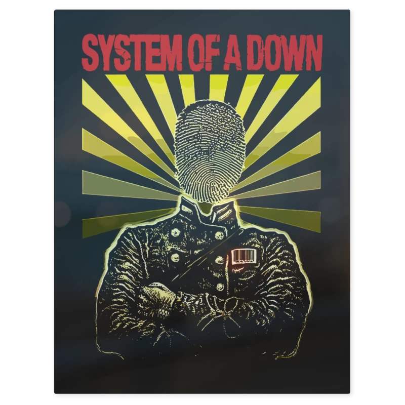 System of a Down Dactilar – Print Metálico