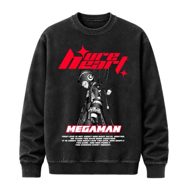 Polerón polo Acid Wash - Megaman - Ure Heart