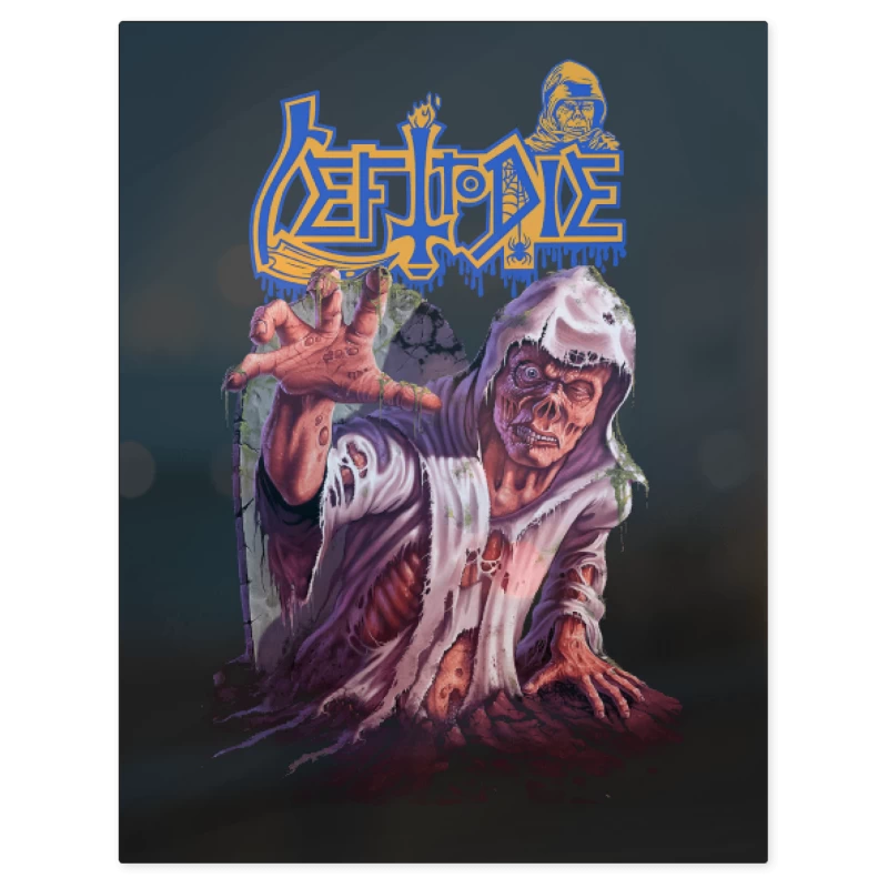 Left to Die Leprosy – Print Metálico