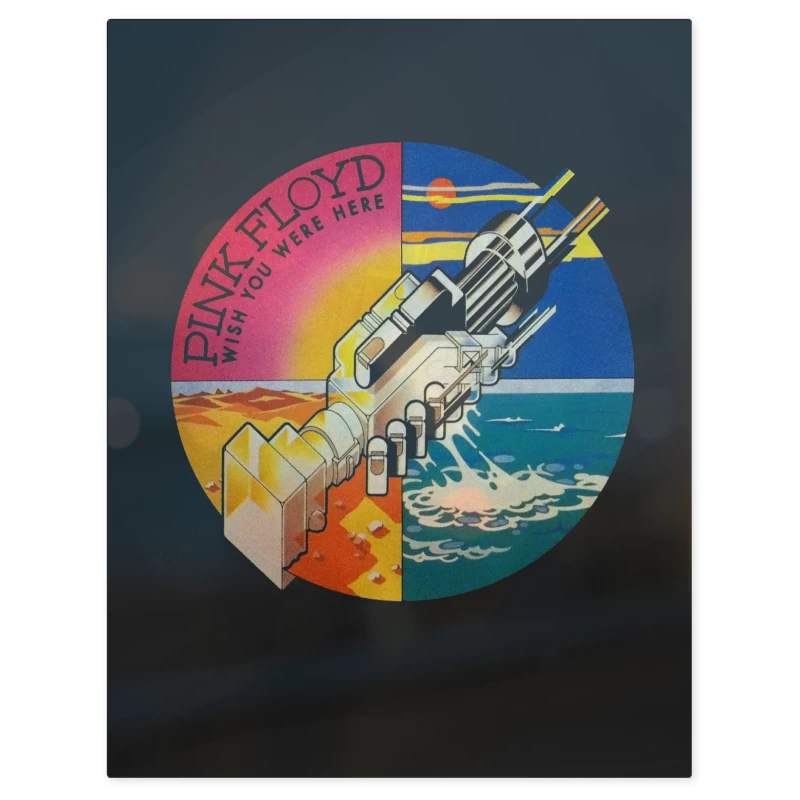 Pink Floyd Wish You – Print Metálico