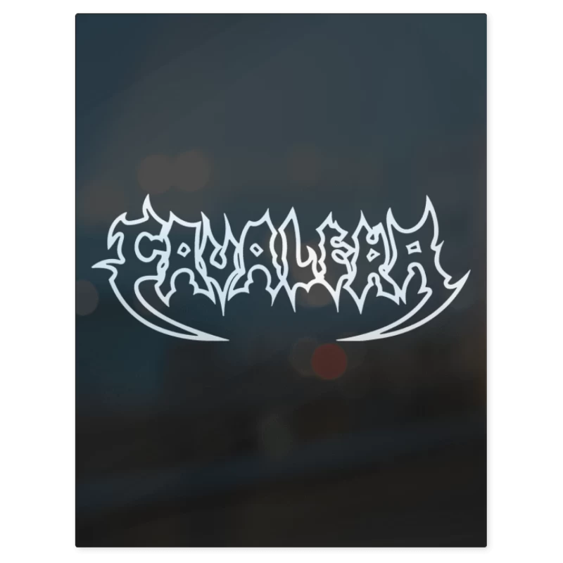 Cavalera Logo – Print Metálico