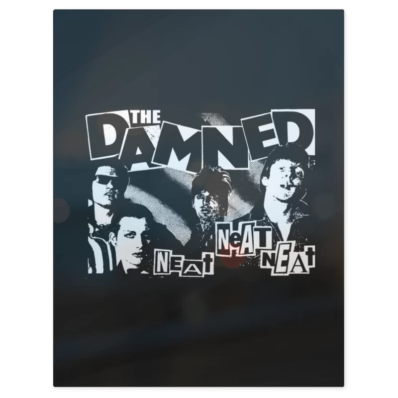 The Damned Neat Neat Neat – Print Metálico