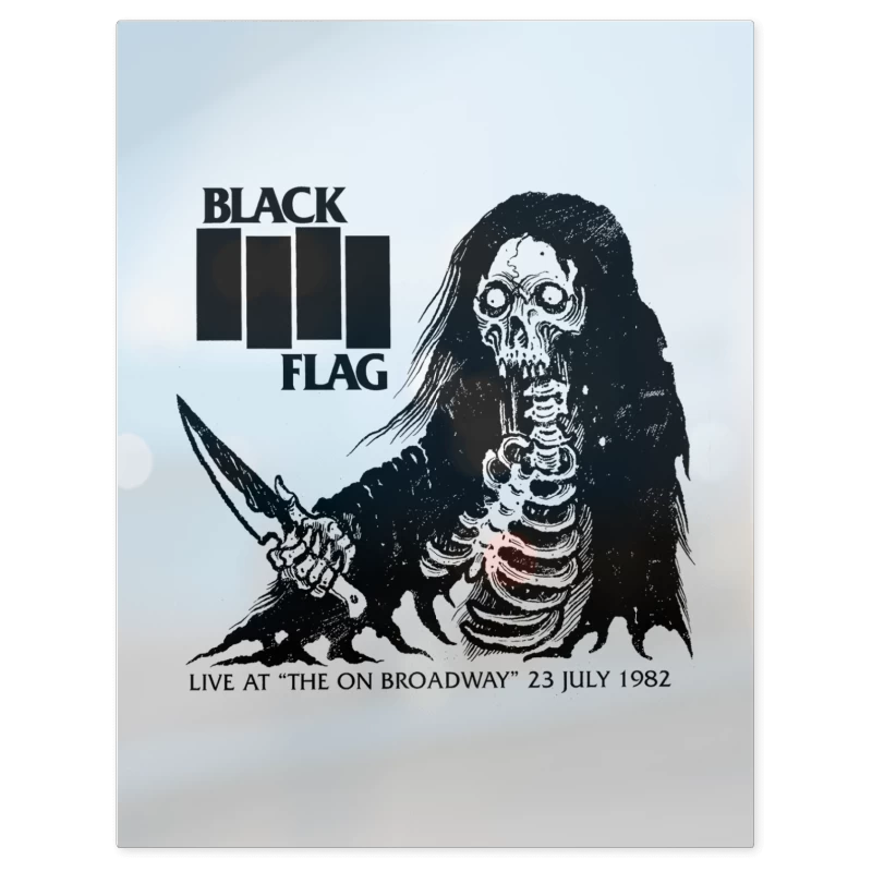Black Flag Live – Print Metálico