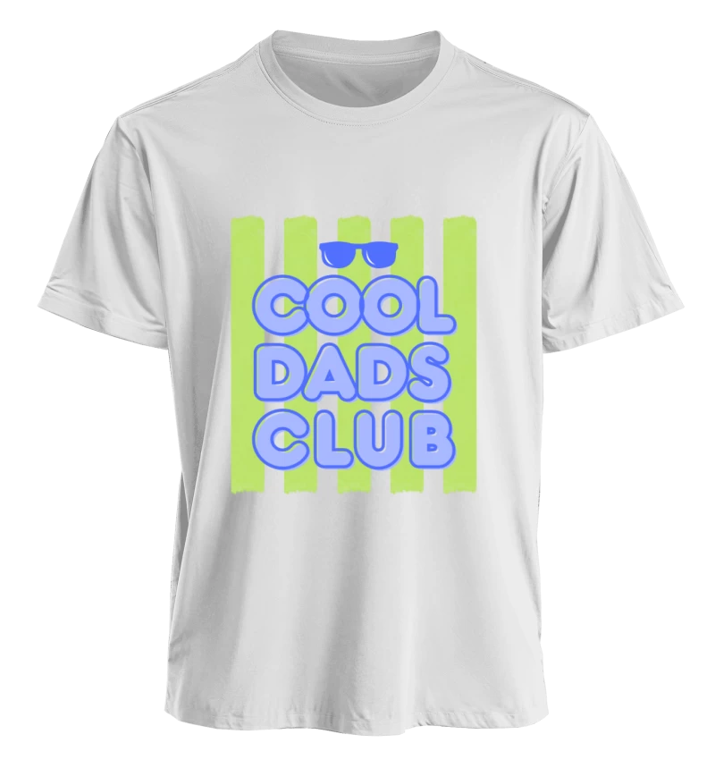 Polera Cool Dads Club — Regalo para papá con estilo, diseño colorido y divertido, papás con onda, Día del Padre