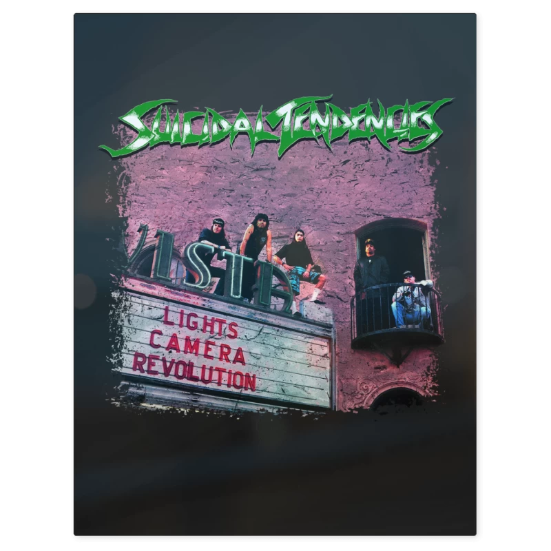 Suicidal Tendencies Lights Camera Revolution – Print Metálico
