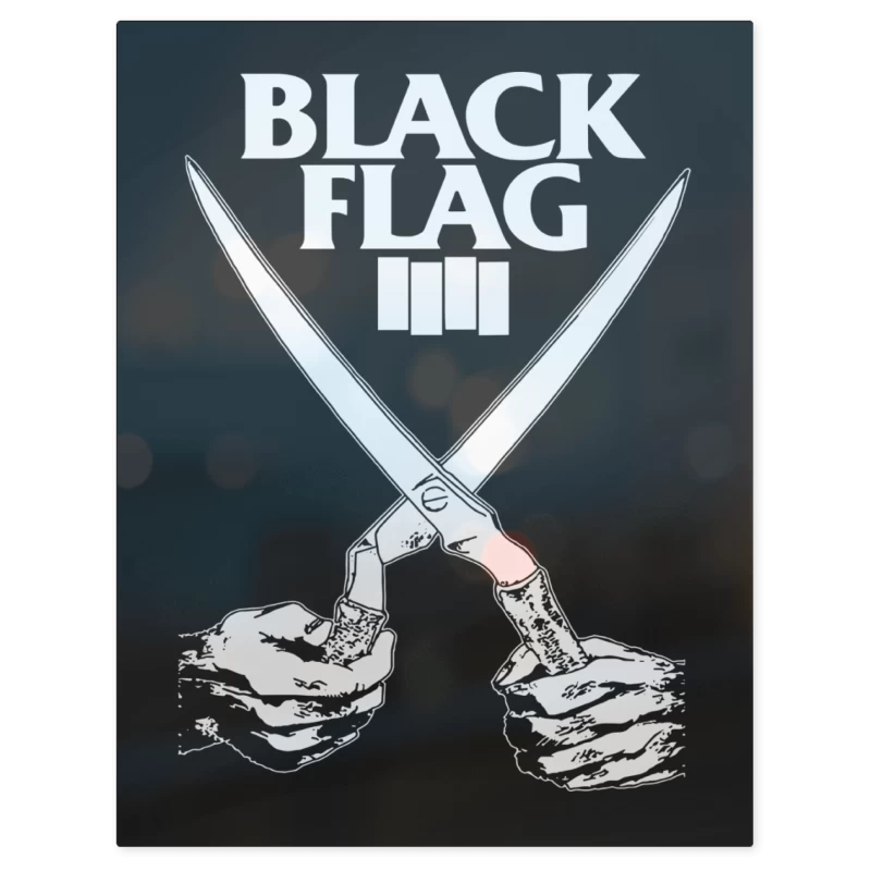 Black Flag Everything Went Black – Print Metálico