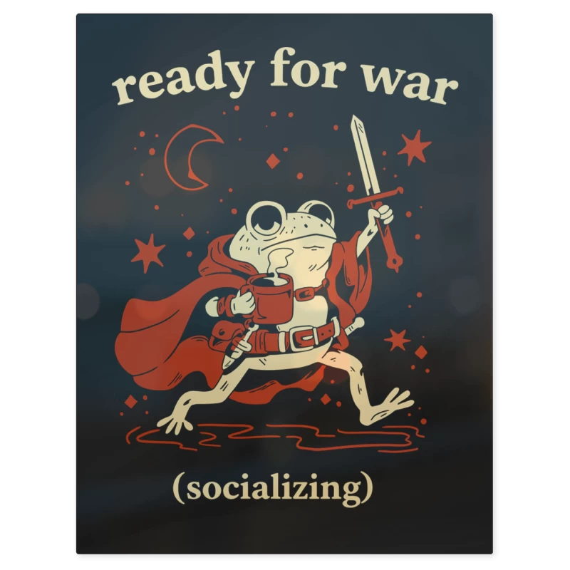 Preparado Para la Guerra – Print Metálico