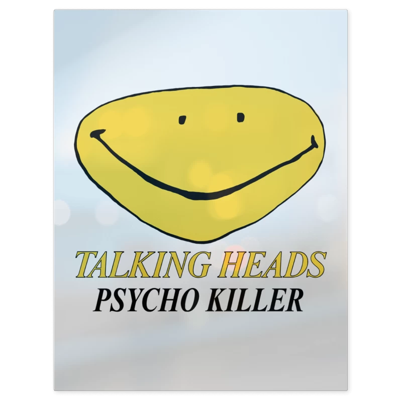 Talking Heads Psycho Killer – Print Metálico