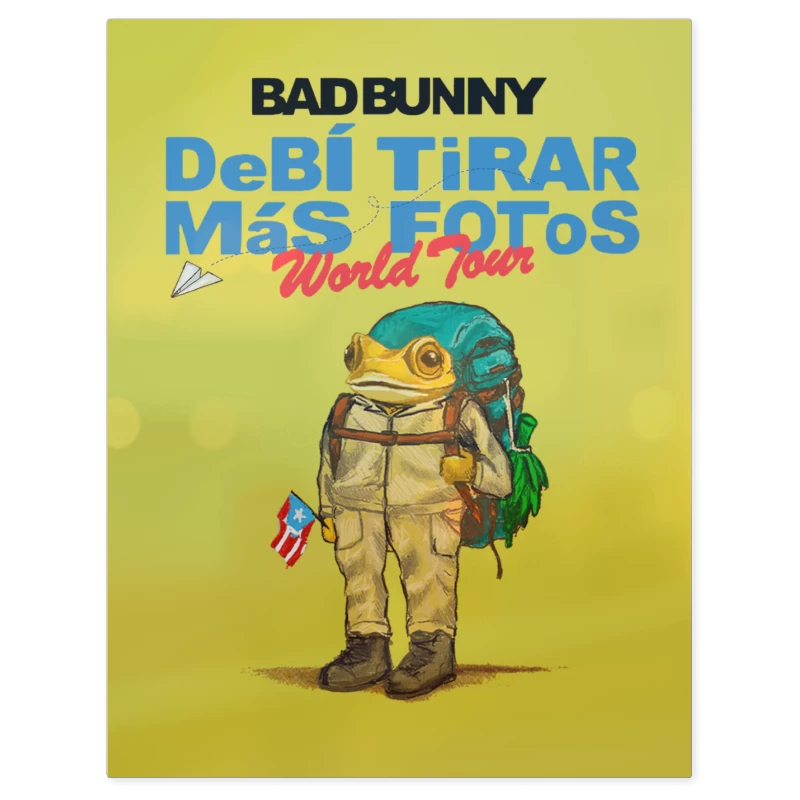 Bad Bunny World Tour – Print Metálico