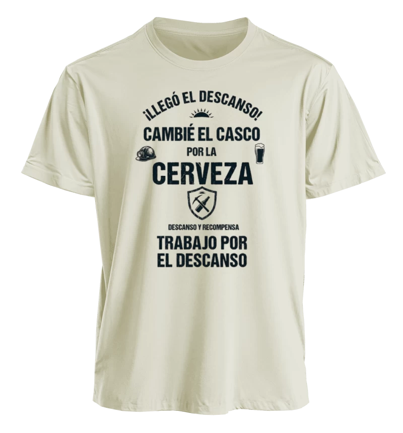 Polera Cambie el Casco Por la Cerveza