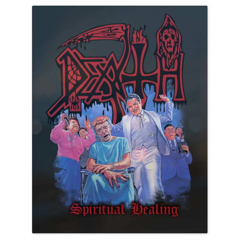 Death Spiritual Healing – Print Metálico