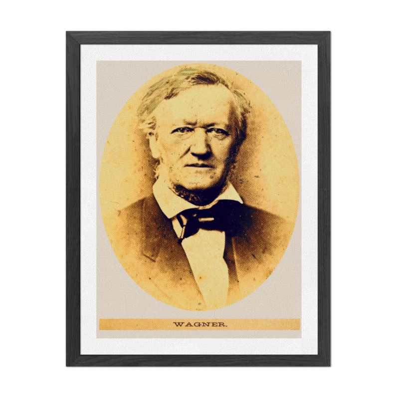 Retrato Richard Wagner 1877 (Fot. sepia)