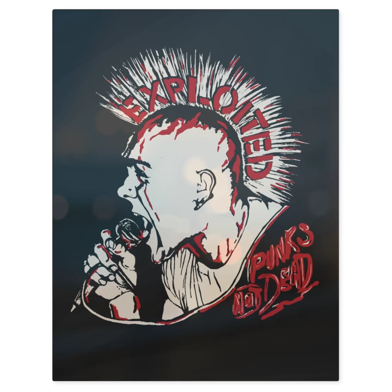 The Exploited Wattie – Print Metálico