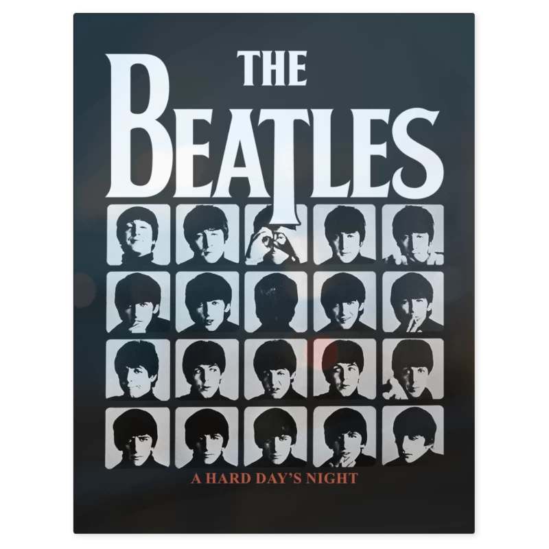 The Beatles a Hard Days Night – Print Metálico