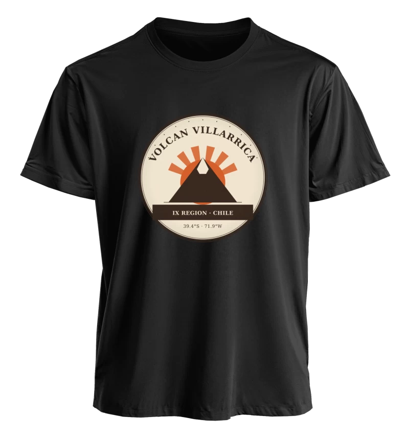 Polera Volcan Villarrica - Clasica