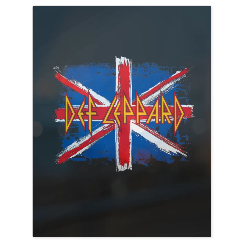 DEF Leppard Britain – Print Metálico
