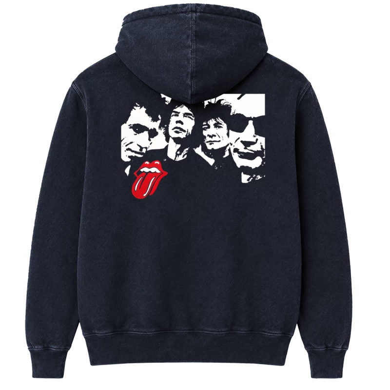 Polerón canguro Acid Wash ROLLING STONE