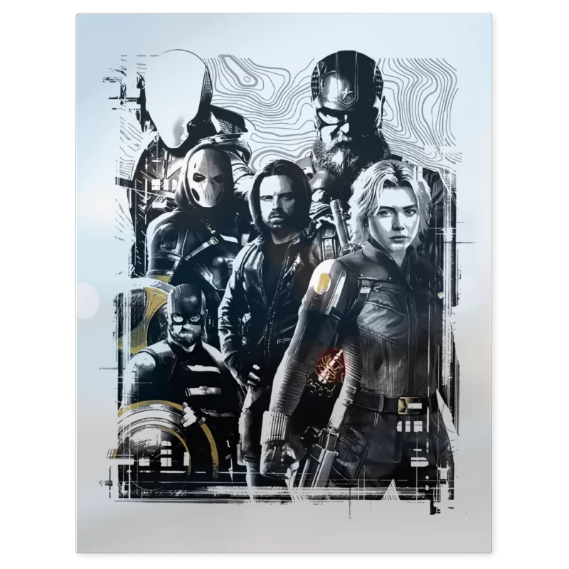Thunderbolts New Avengers – Print Metálico