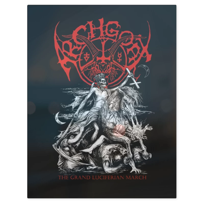 Archgoat the Grand Luciferian – Print Metálico