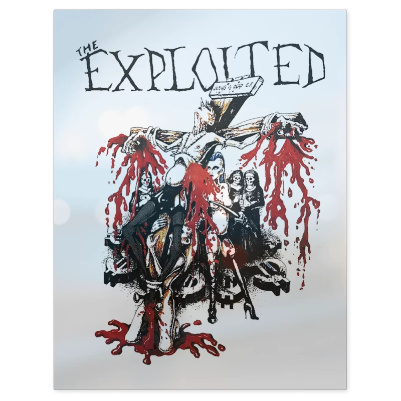 The Exploited Jesus Is Dead – Print Metálico
