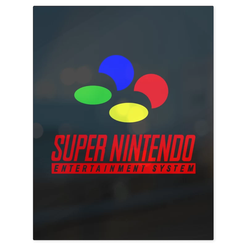 Consolas SNES – Print Metálico