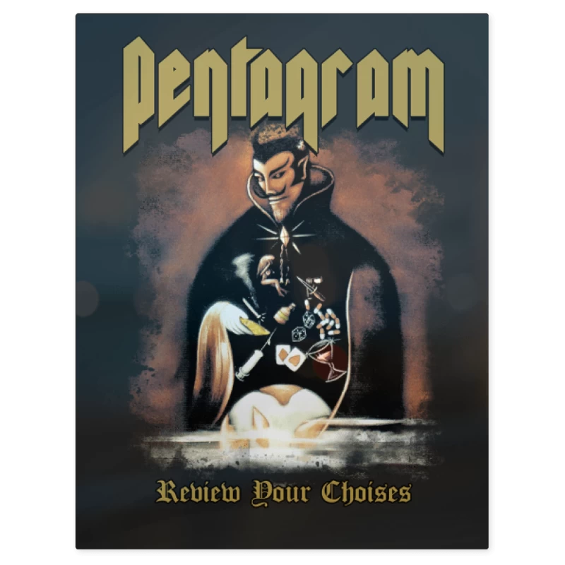 Pentagram Review Your Choises – Print Metálico