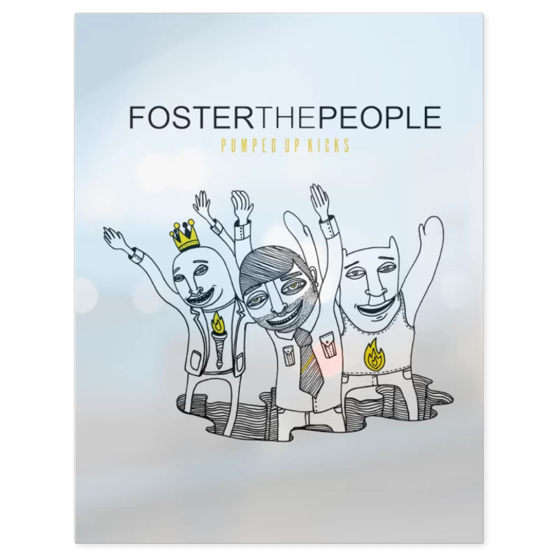 Foster the People Pumped Up – Print Metálico