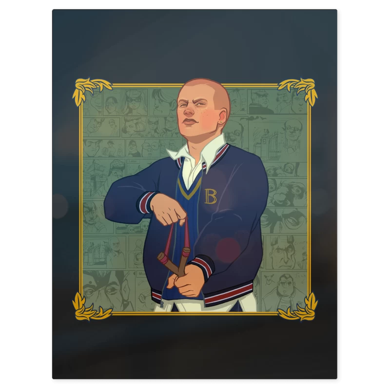Bully Jimmy Hopkins – Print Metálico