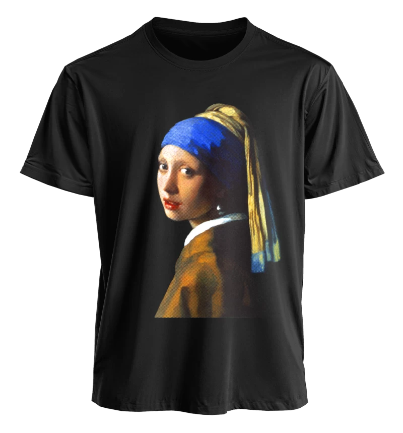 La Joven de la Perla 1665 Johannes Vermeer (Pintura)