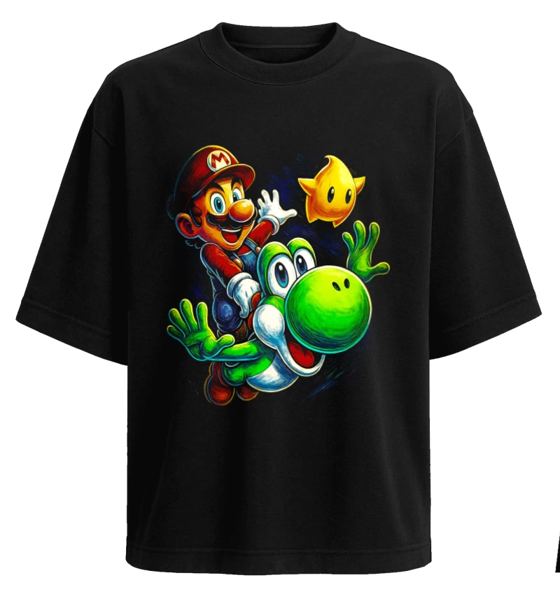 Polera Super Mario y Yoshi Super Mario Galaxy 2