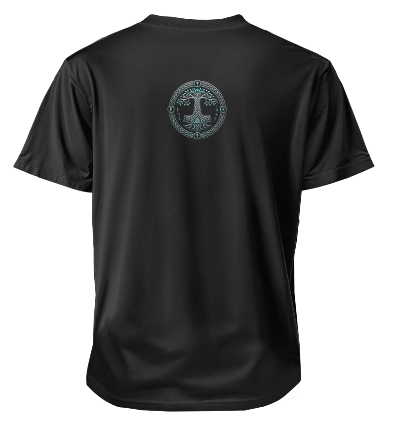 Polera Marvel Thor Mjolnir | Frente + Espalda