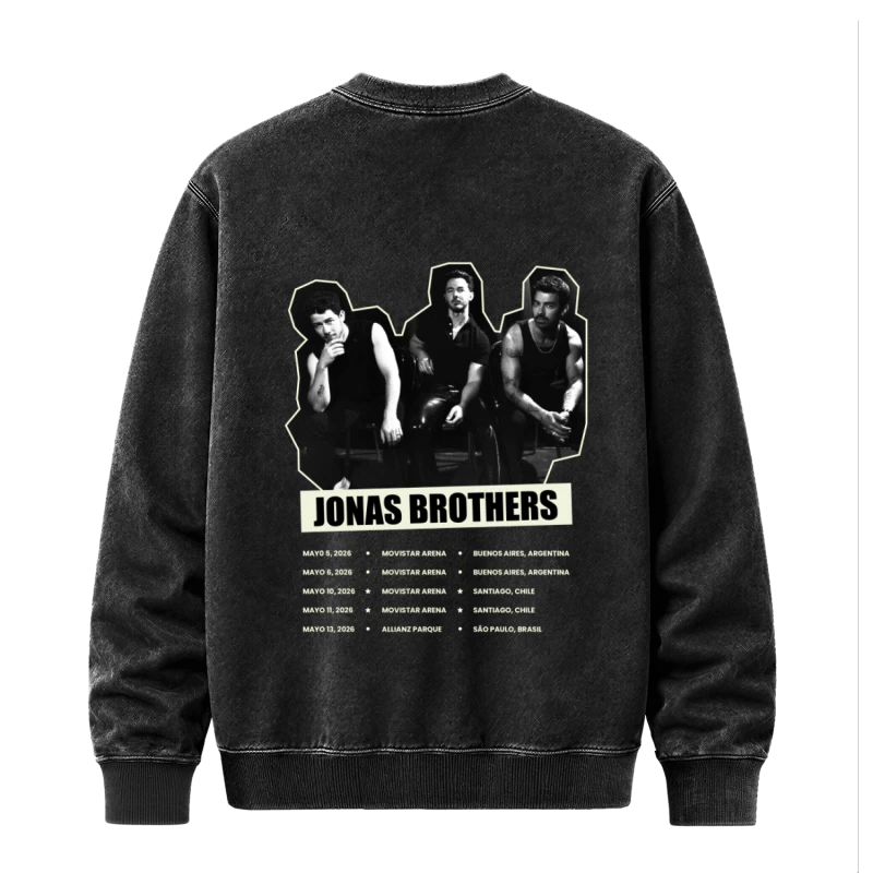 Polerón Canguro Jonas Brothers – Greetings from Santiago