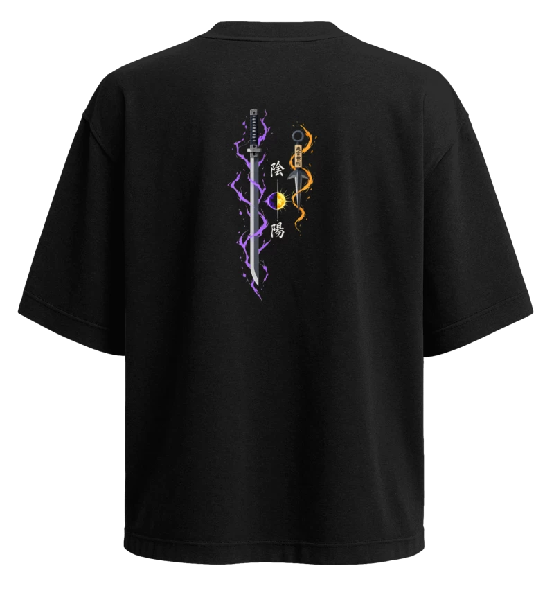 Polera Naruto & Sasuke | Frente + Espalda
