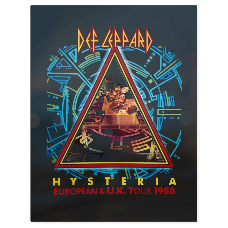 Def Leppard European Tour – Print Metálico