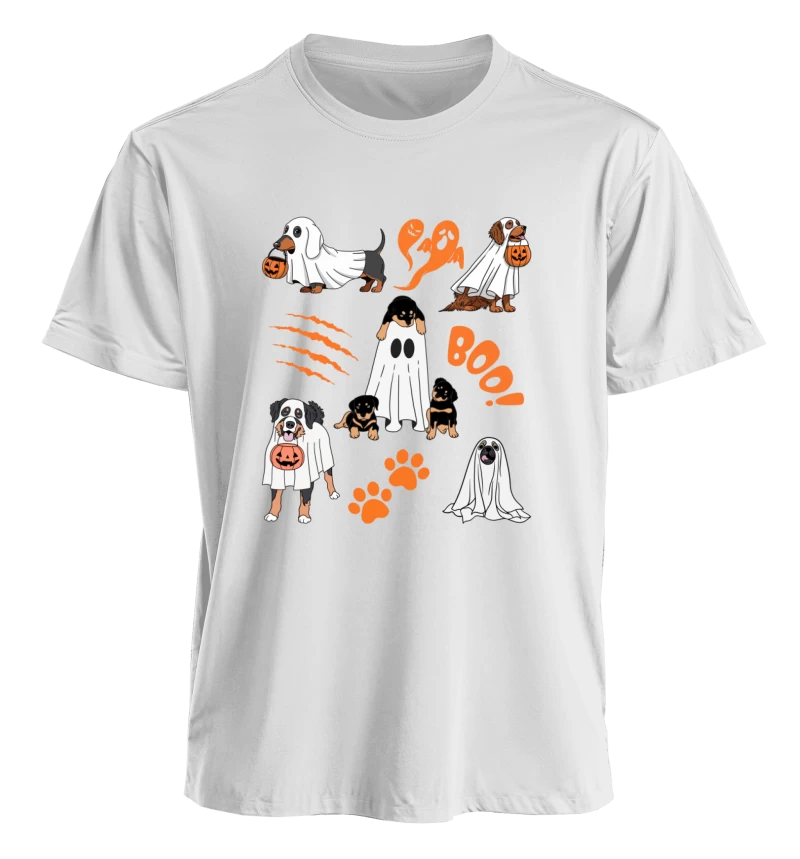 Polera Perritos Disfrazados Halloween