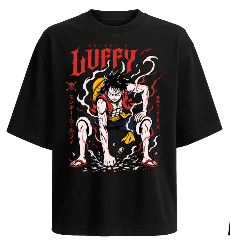 Polera One Piece Monkey D. Luffy Pirate King Awakening