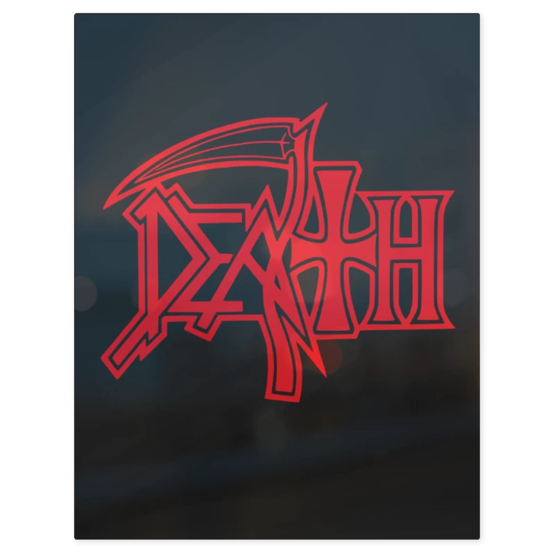 Death Logo I – Print Metálico