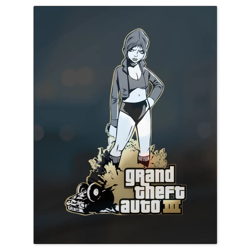 GTA III Misty – Print Metálico
