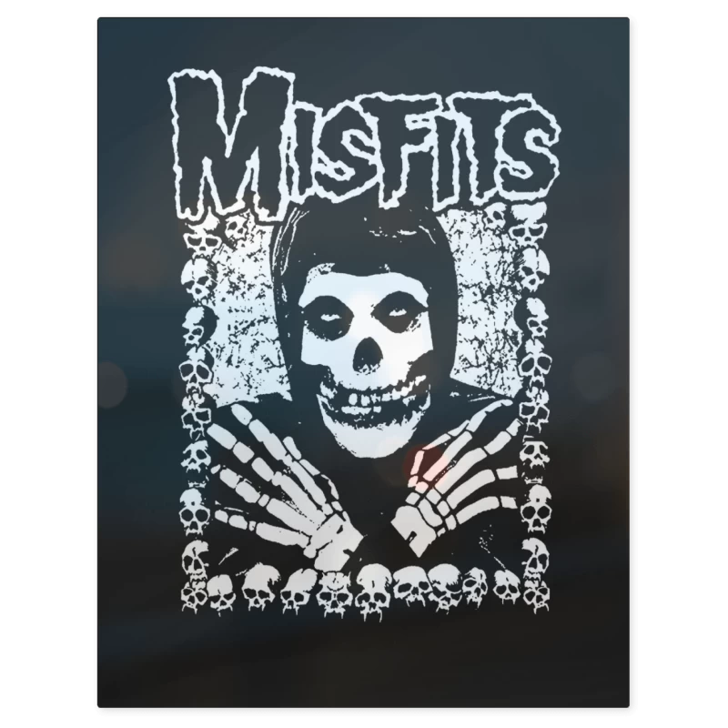 Misfits Crimson Skulls – Print Metálico