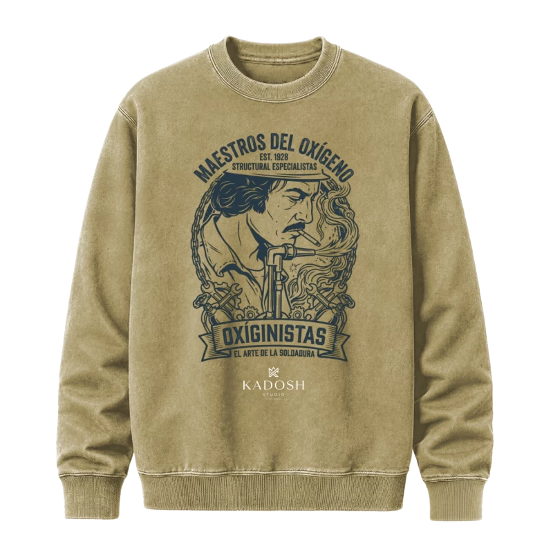 Polerón polo Acid Wash