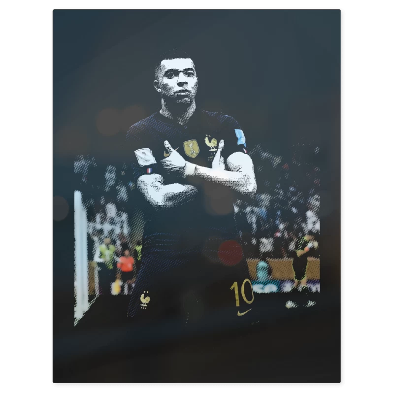 Kylian Mbappe – Print Metálico