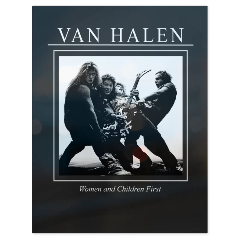 Van Halen Women and Children – Print Metálico